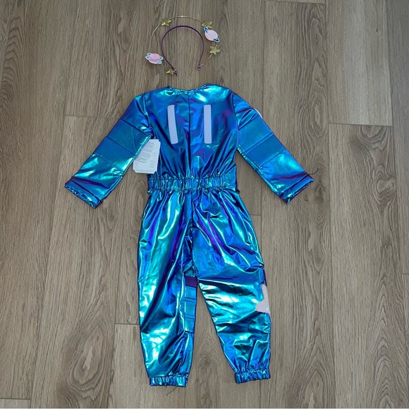 NWT Pottery Barn Kids Astronaut Halloween Costume and Headband Set - Picture 4 of 5